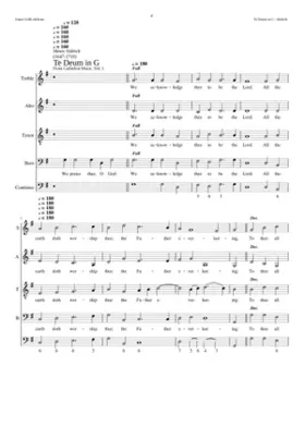 Te Deum in G