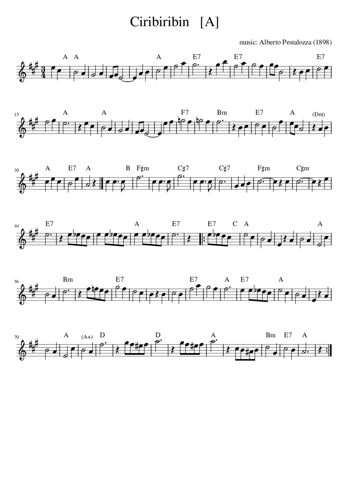 Ciribiribin - Page 1