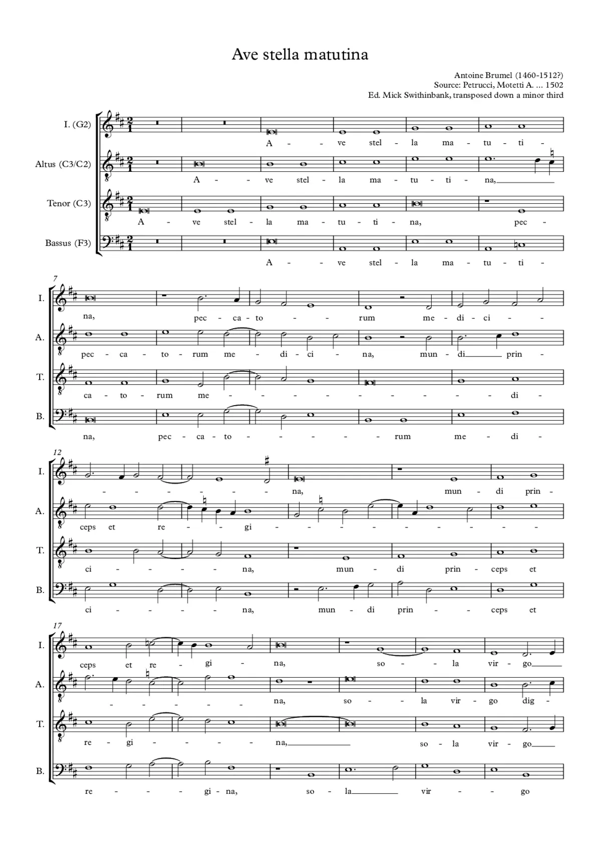 Ave stella matutina - Page 1