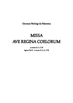 Missa Ave regina coelorum