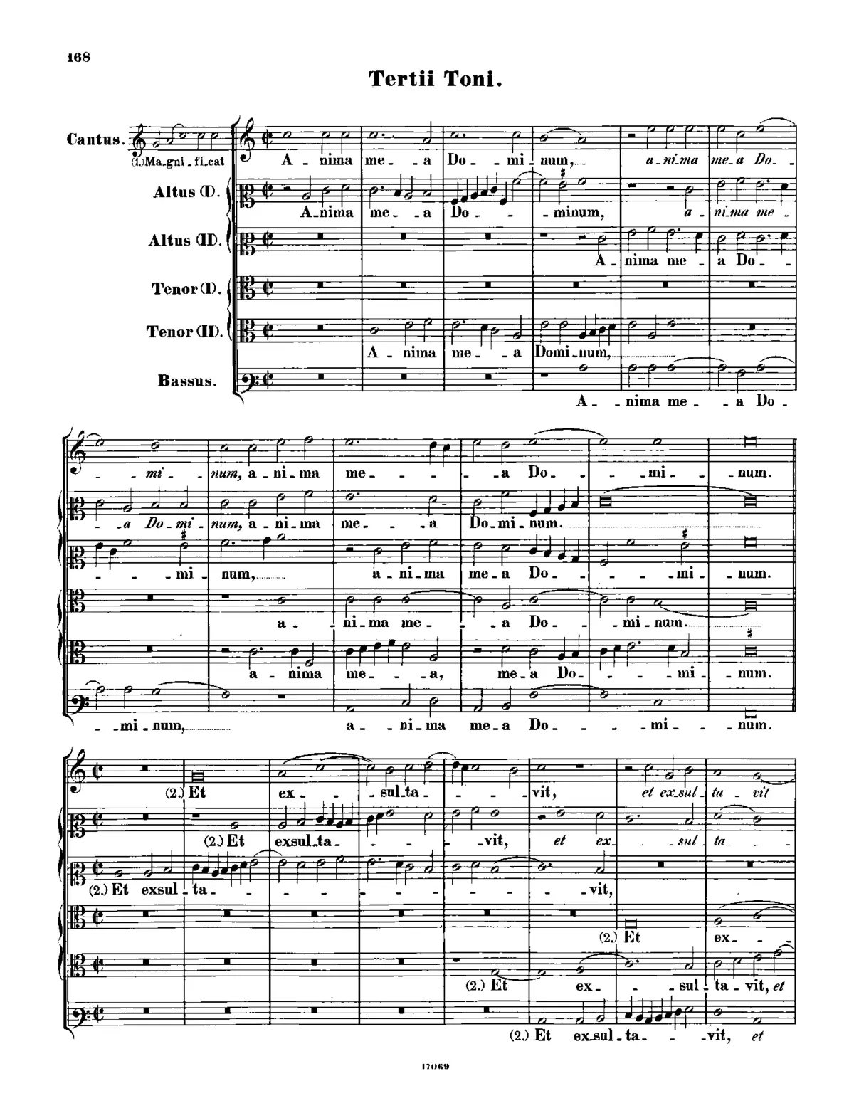 Magnificat tertii toni - Page 1