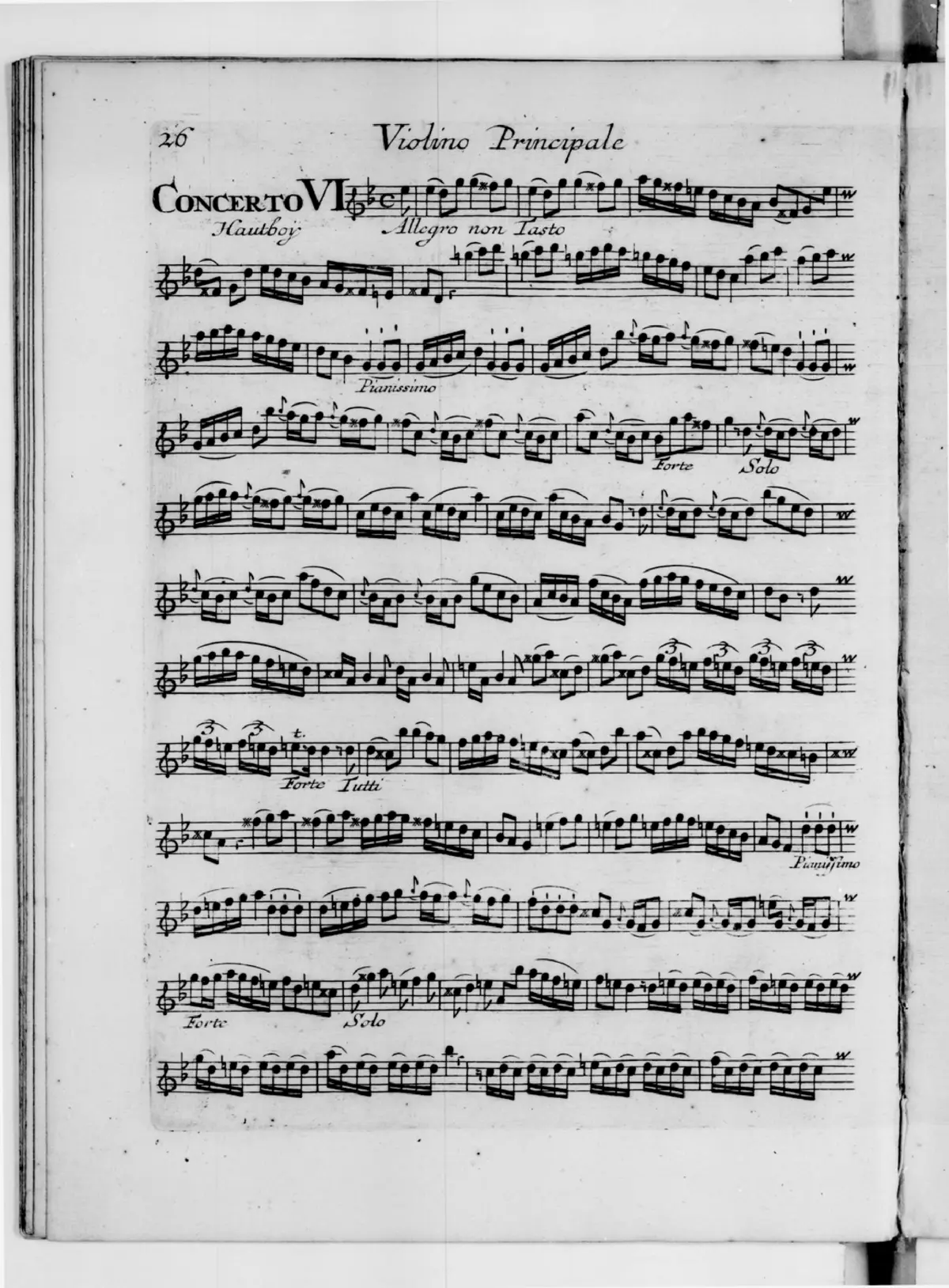 Oboe Concerto in G minor - Page 1