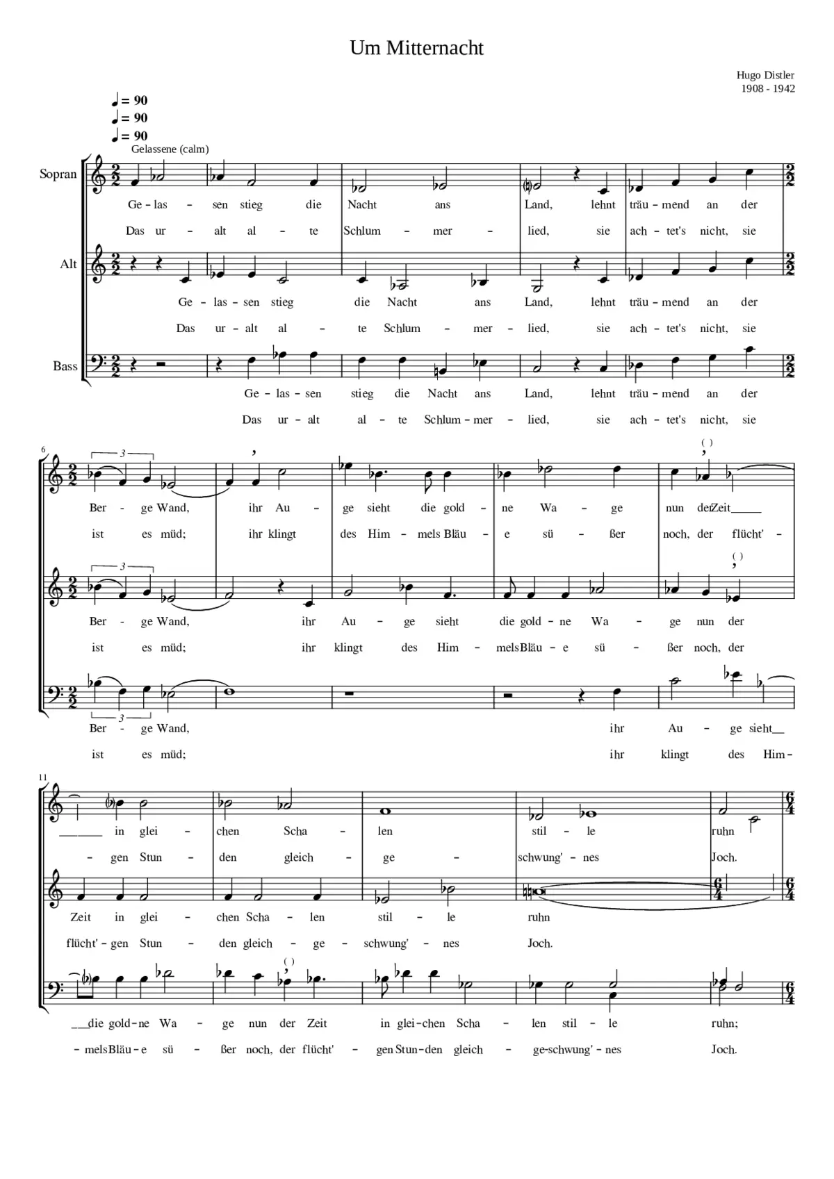 Um Mitternacht - Page 1