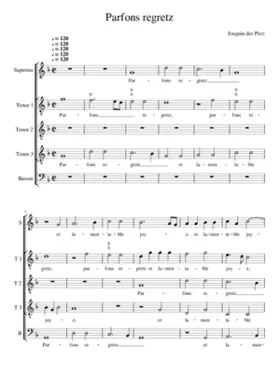 Parfons regretz