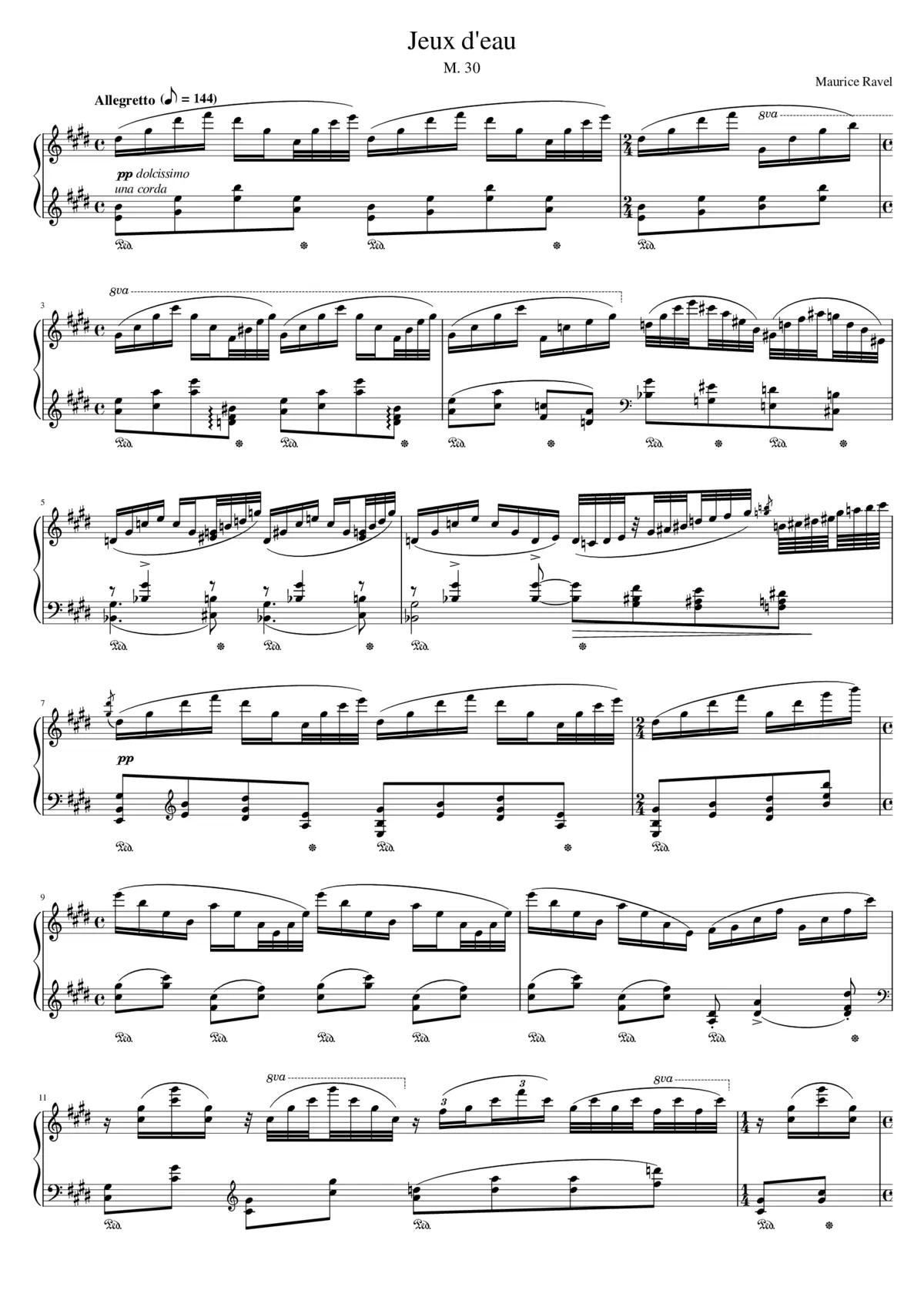 Jeux d'eau - Page 1