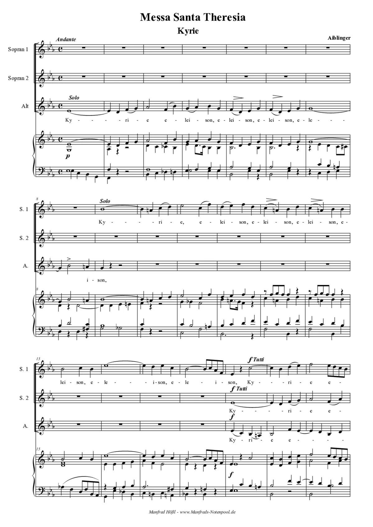 Messa Santa Theresia - Page 1