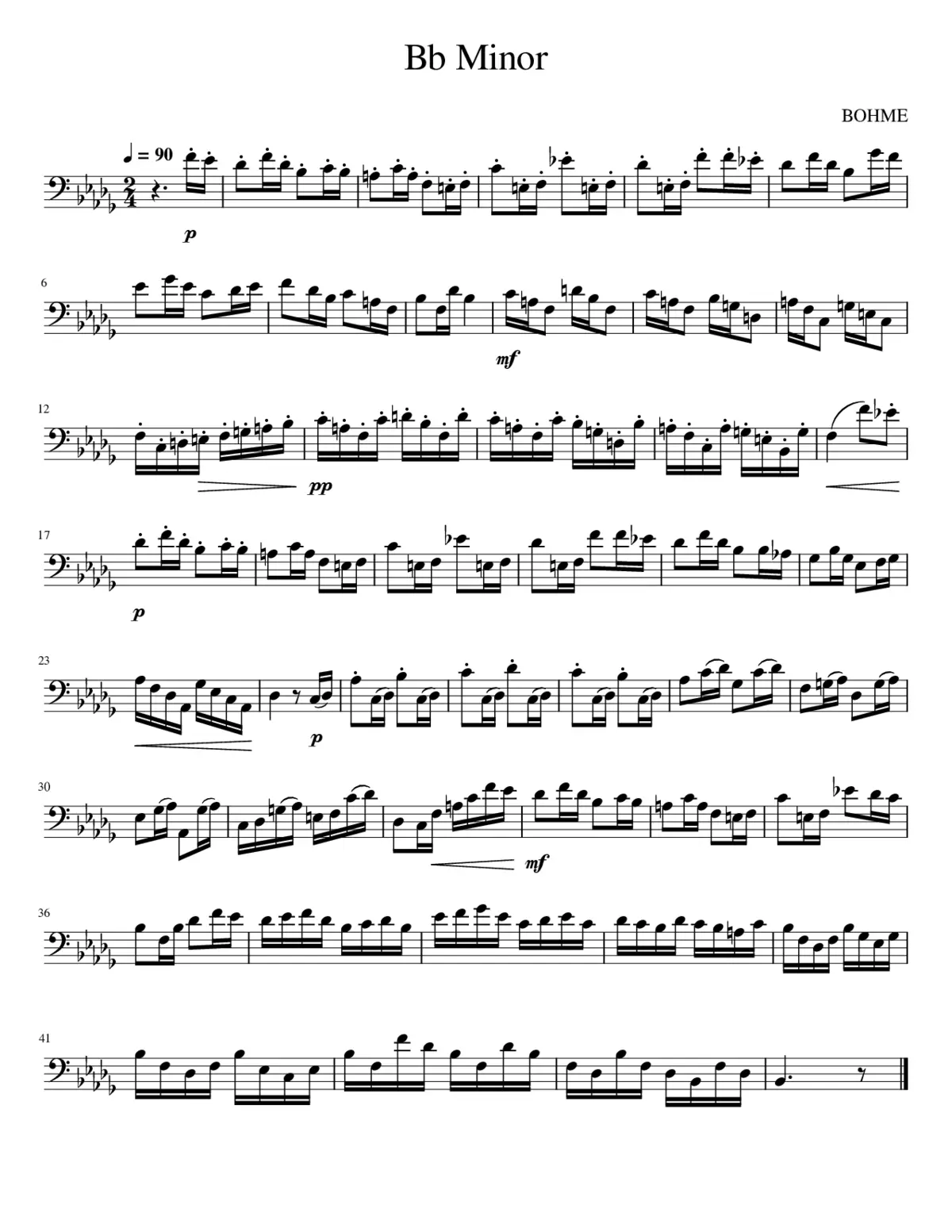 TMEA 2017-2018 Euphonium - Bb Minor - Page 1