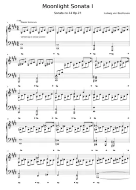 Piano Sonata No.14 Op.27 No.2