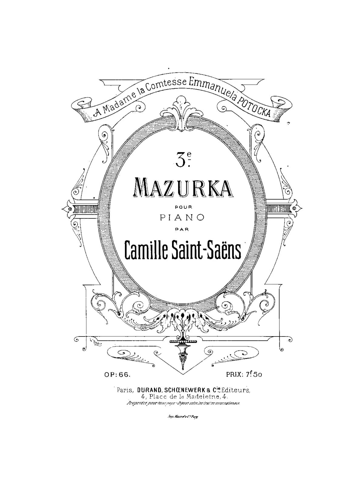 Trois Mazurkas - Page 1