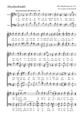 Abschiedstafel, Op. 75, No. 4