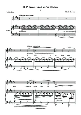 Il pleure dans mon coeur