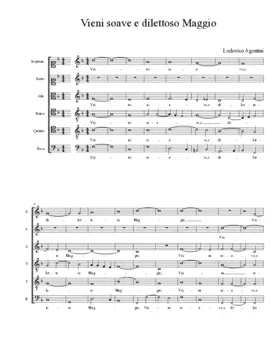 Vieni soave e dilettoso Maggio