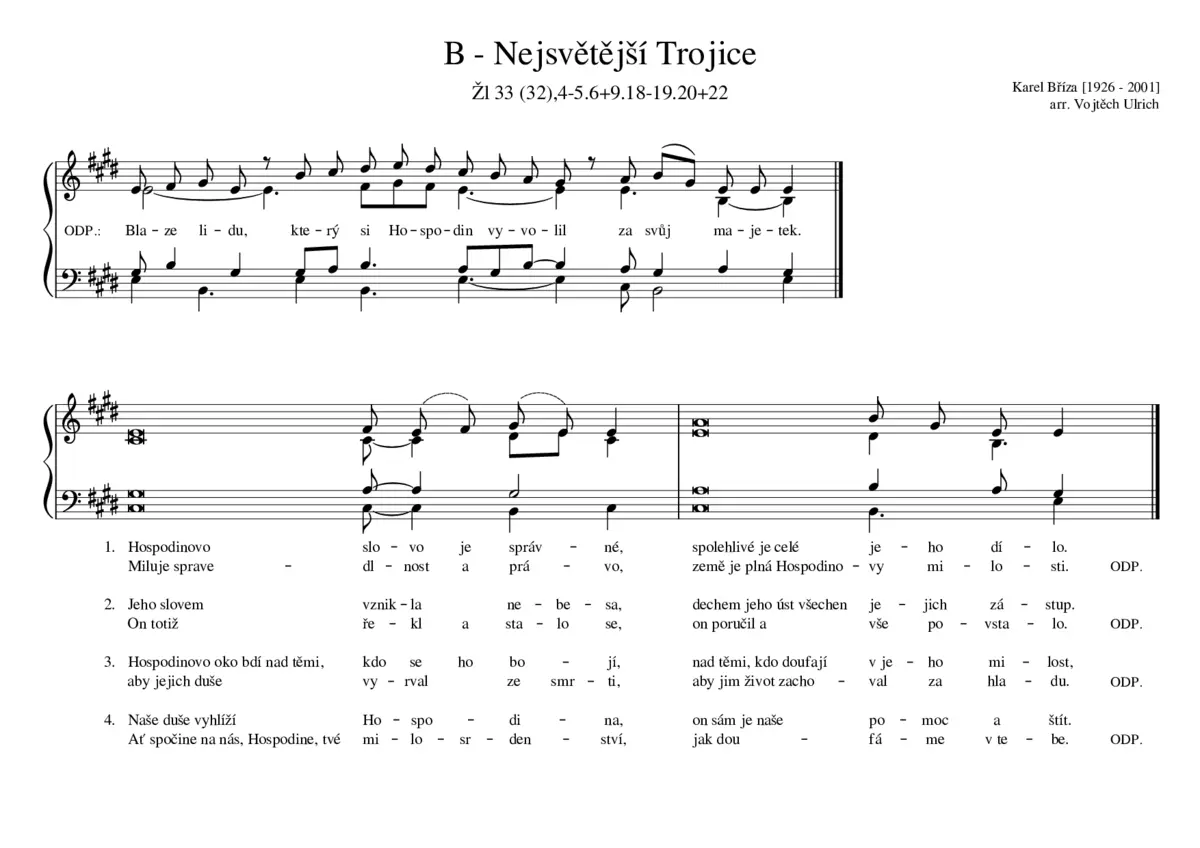 B - Nejsvětější Trojice - Page 1