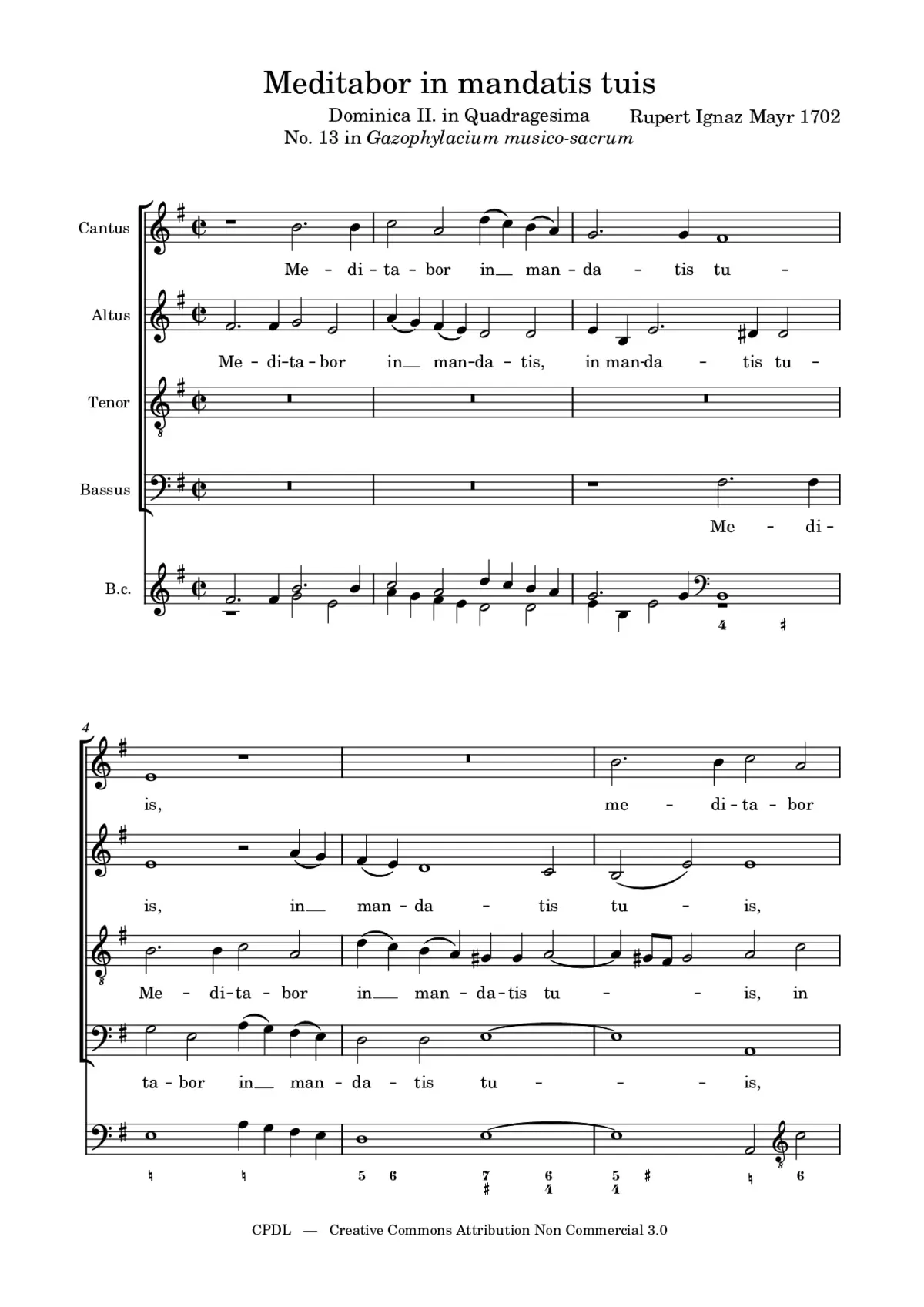 Meditabor in mandatis tuis - Page 1