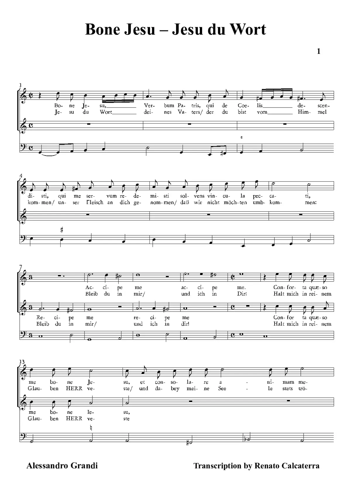 Bone Jesu - Jesu du Wort - Page 1