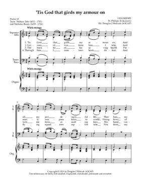 'Tis God that girds my armour on