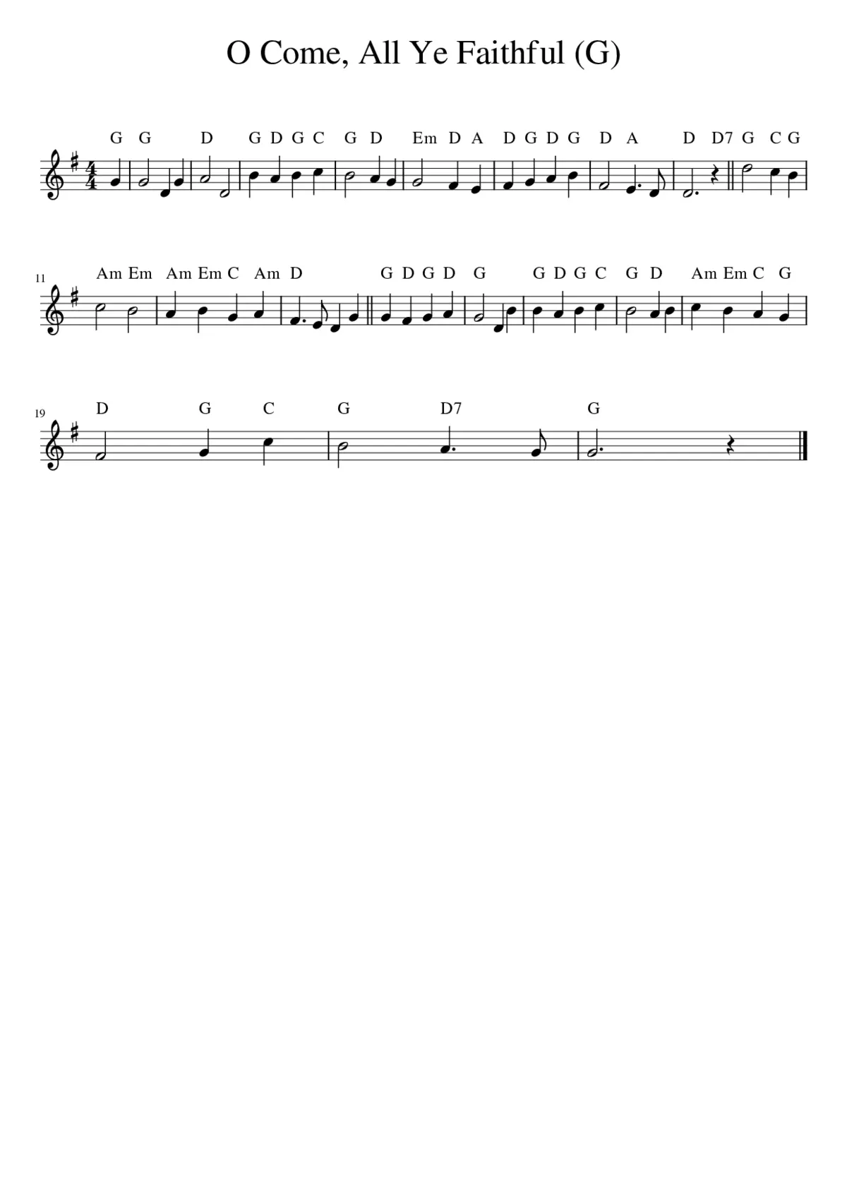 o come all ye faithful - Page 1