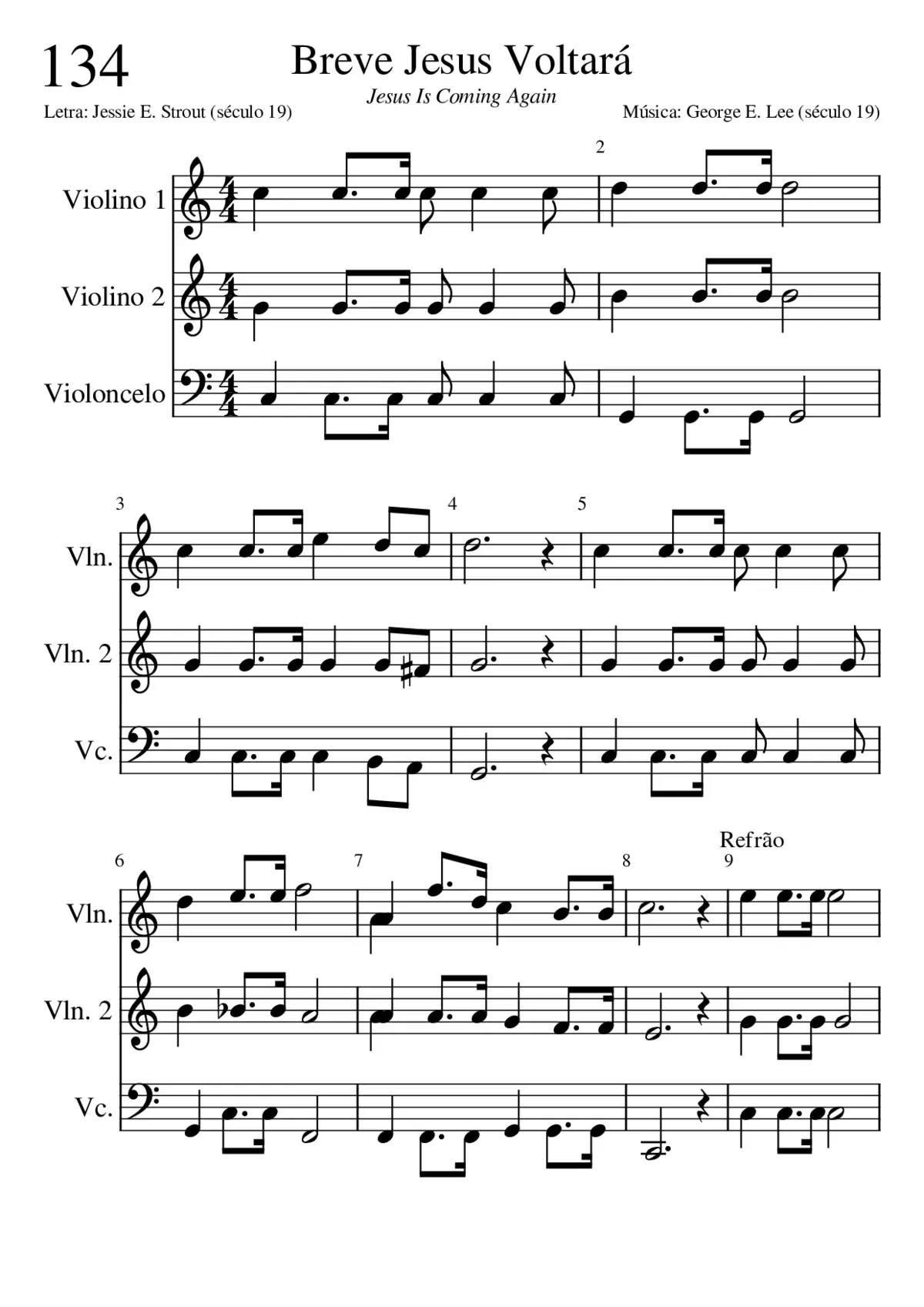 Jesus is coming again (strout) - Page 1