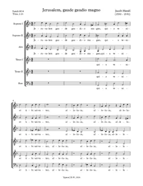 Jerusalem, gaude gaudio magno