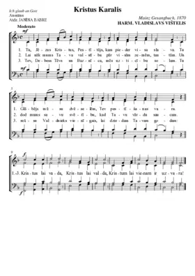 Kristus Karalis (To Jesus Christ our sovereign King)