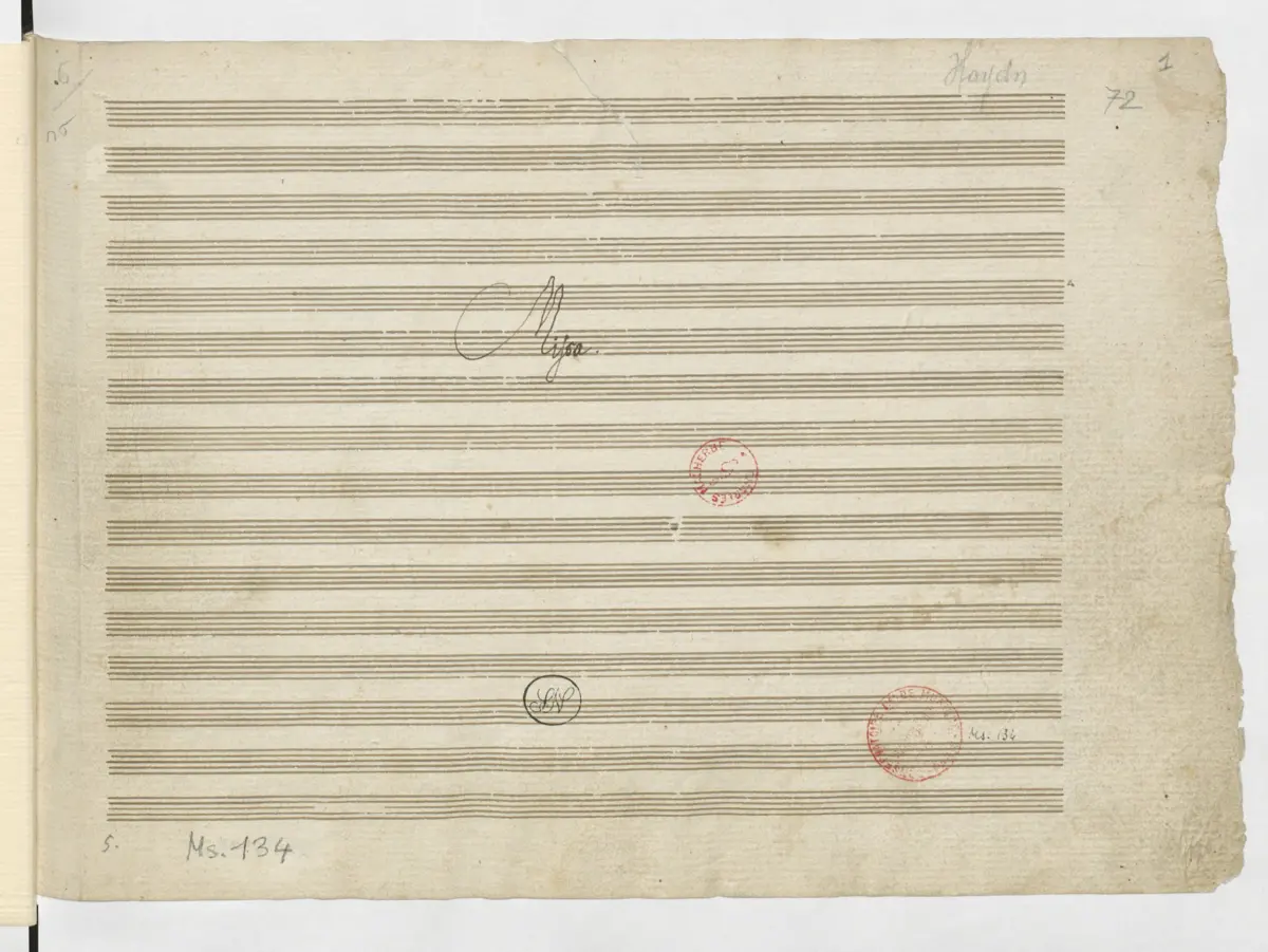 Missa in B-flat major - Page 1