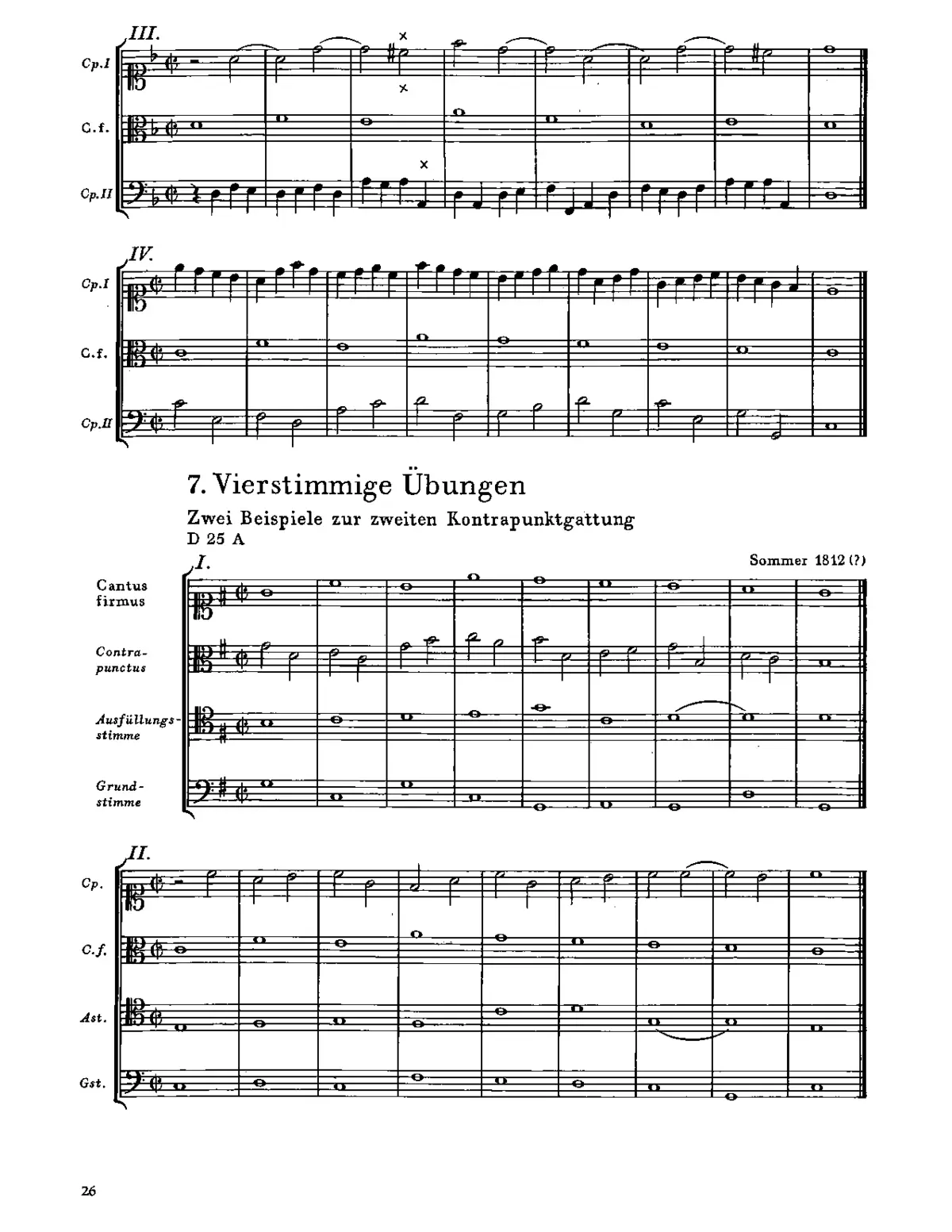 Counterpoint Exercises - Page 1