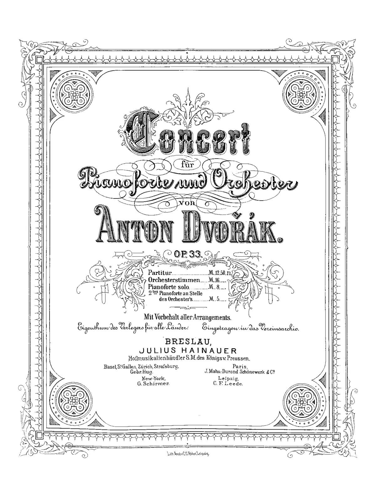 Piano Concerto - Page 1