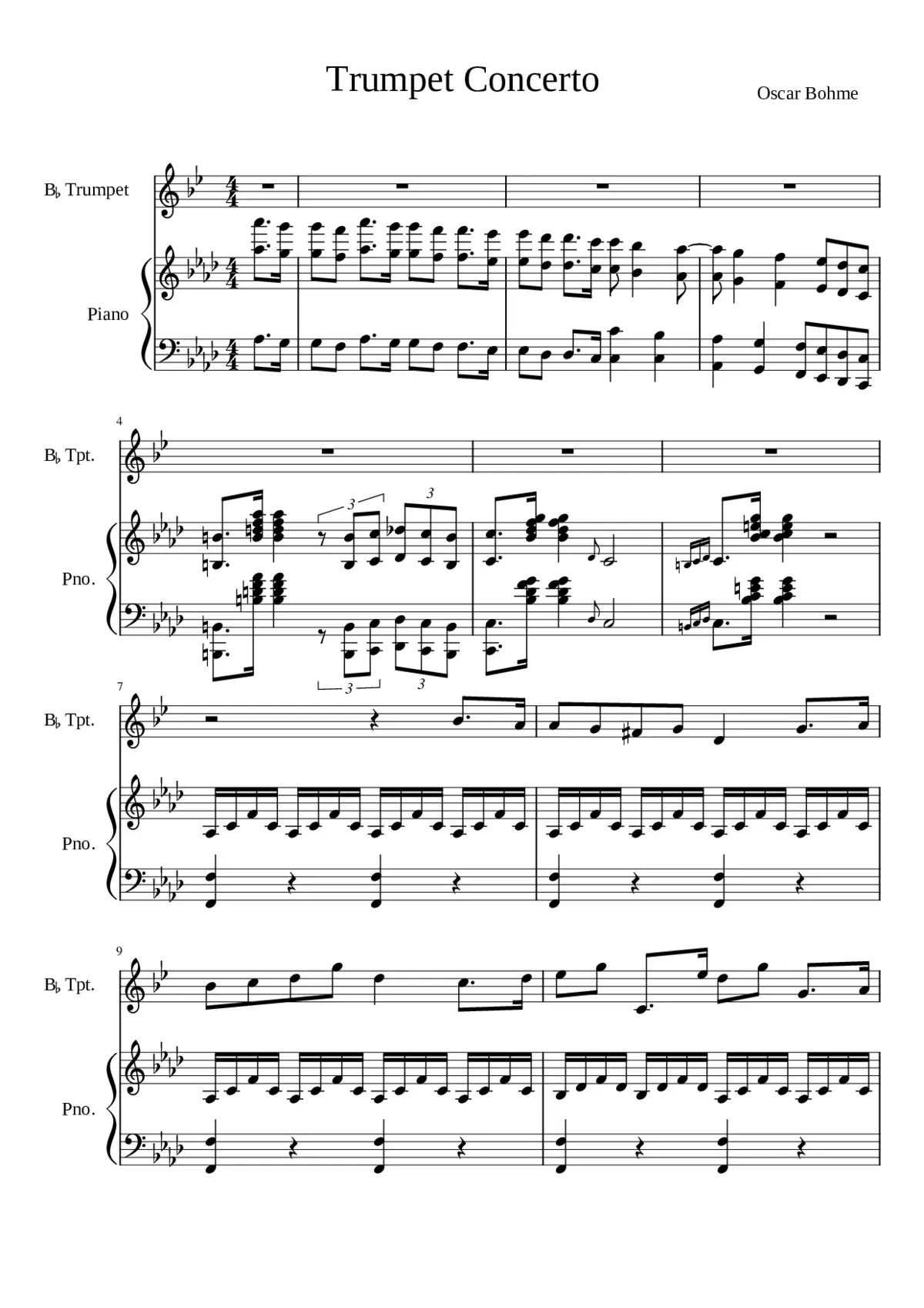 Trumpet Concerto Op.18 - Page 1