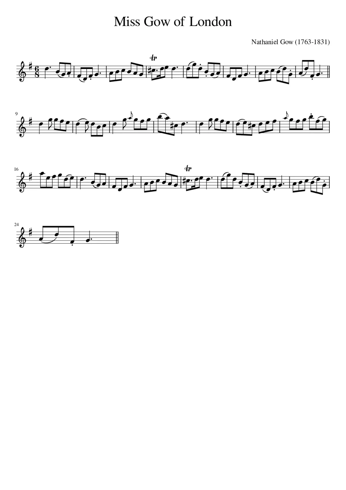 Miss Gow of London - Page 1