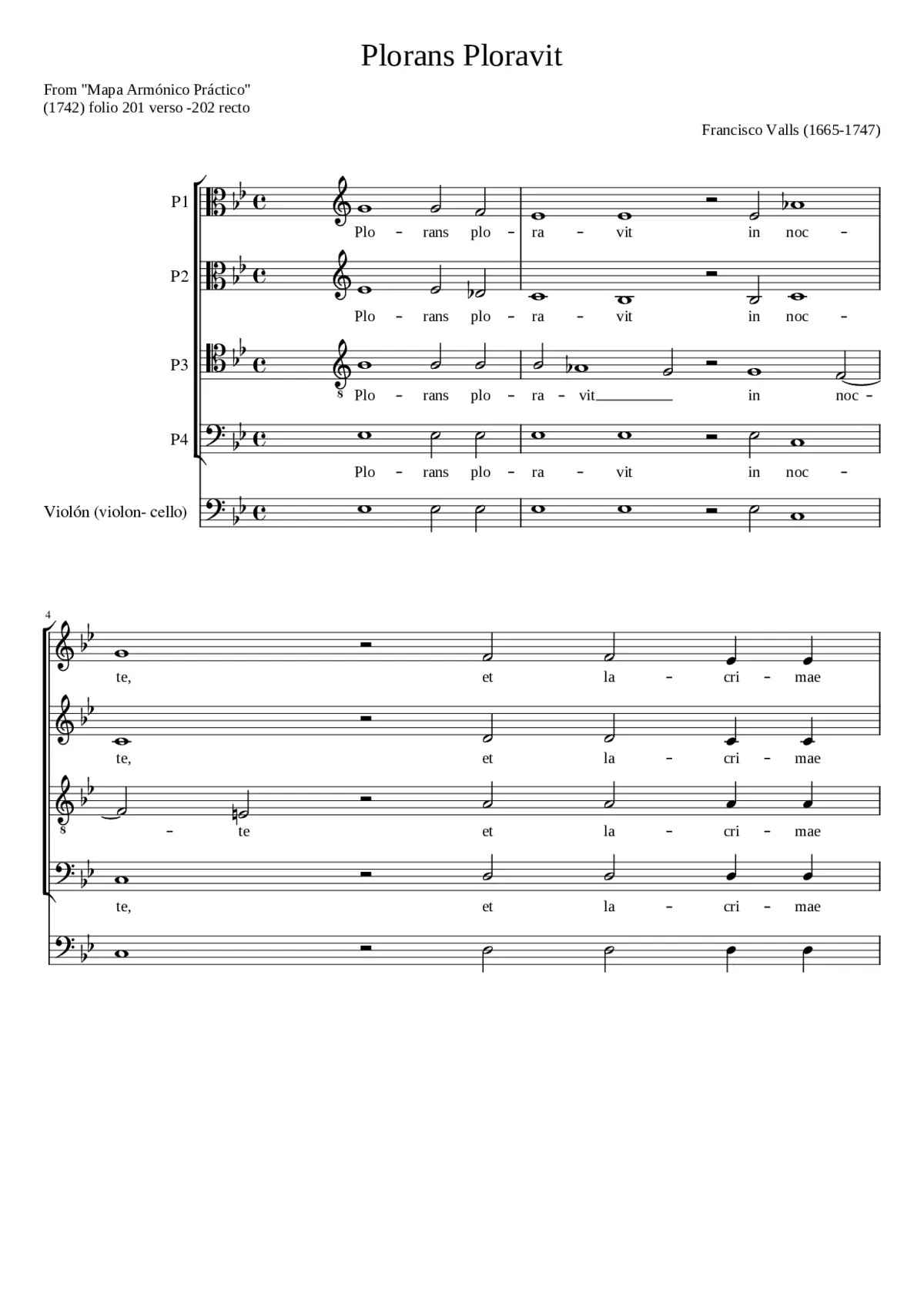 Plorans ploravit - Page 1