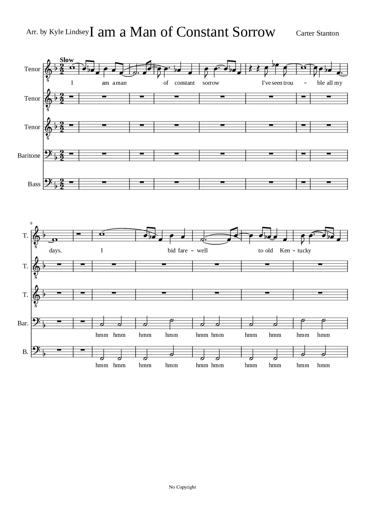 o brother where art thou - i am a man of constant sorrow - Page 1