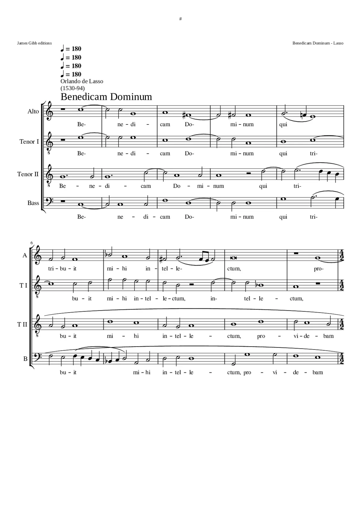 Benedicam Dominum - Page 1