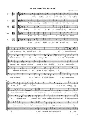 Au feu, venez moi secourir