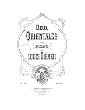 Deux orientales pour piano