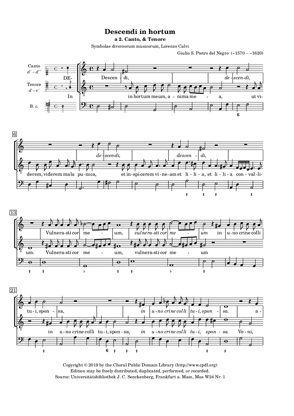Descendi in hortum - Page 1