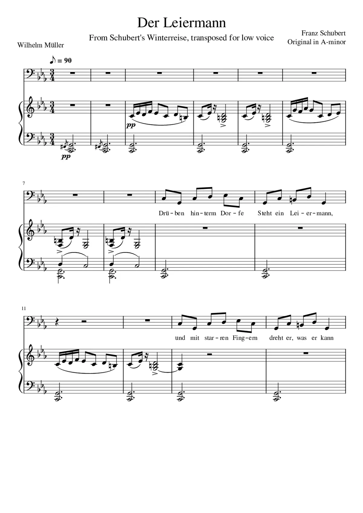 Winterreise D.911 - Page 1