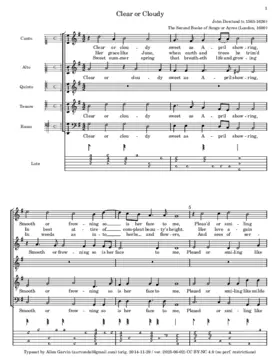 Cleare or cloudie sweet as Aprill showring