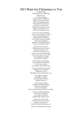 all i want for christmas is you