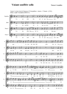 Voiant souffrir celle