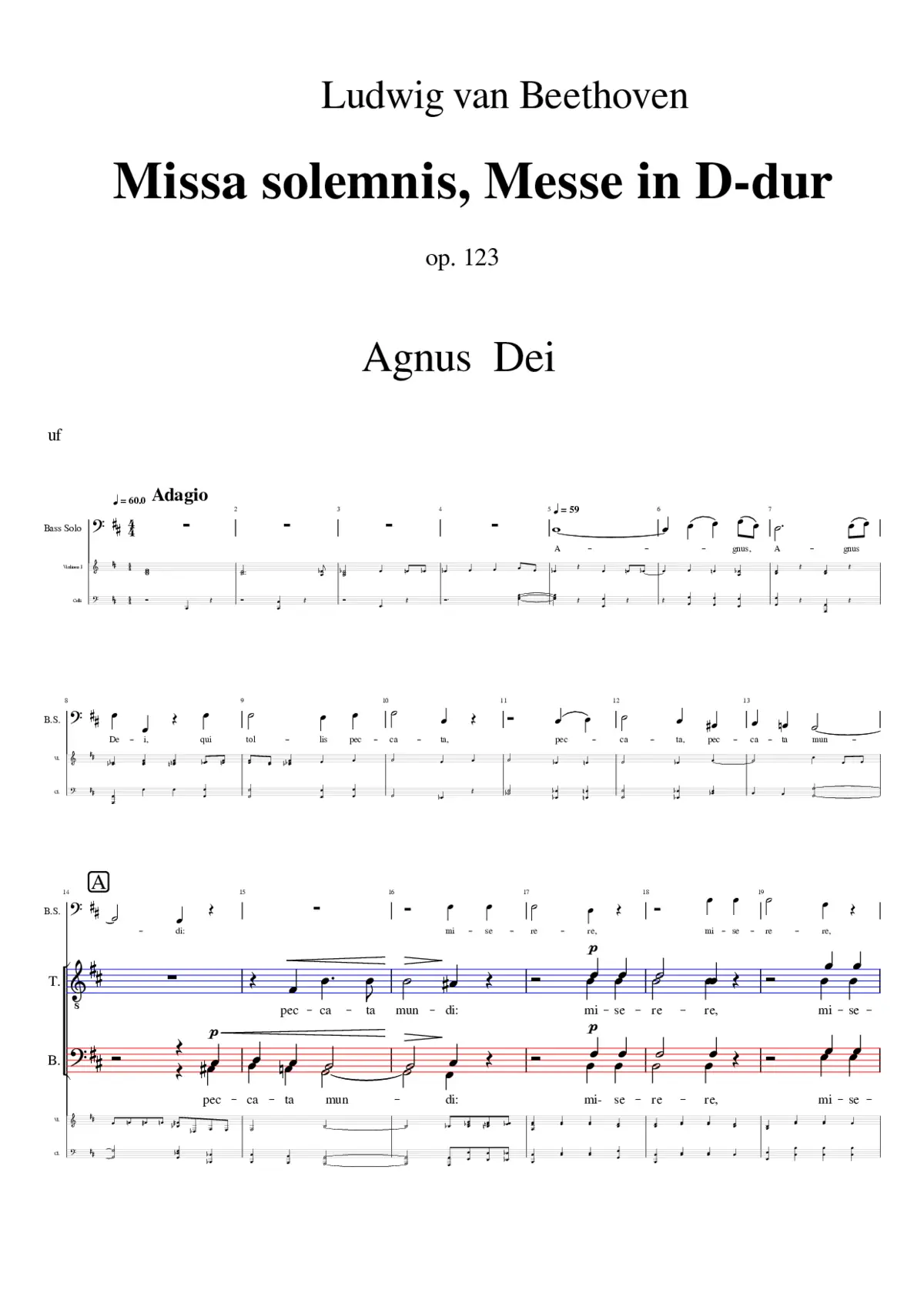 Missa solemnis Op.123 - Page 1