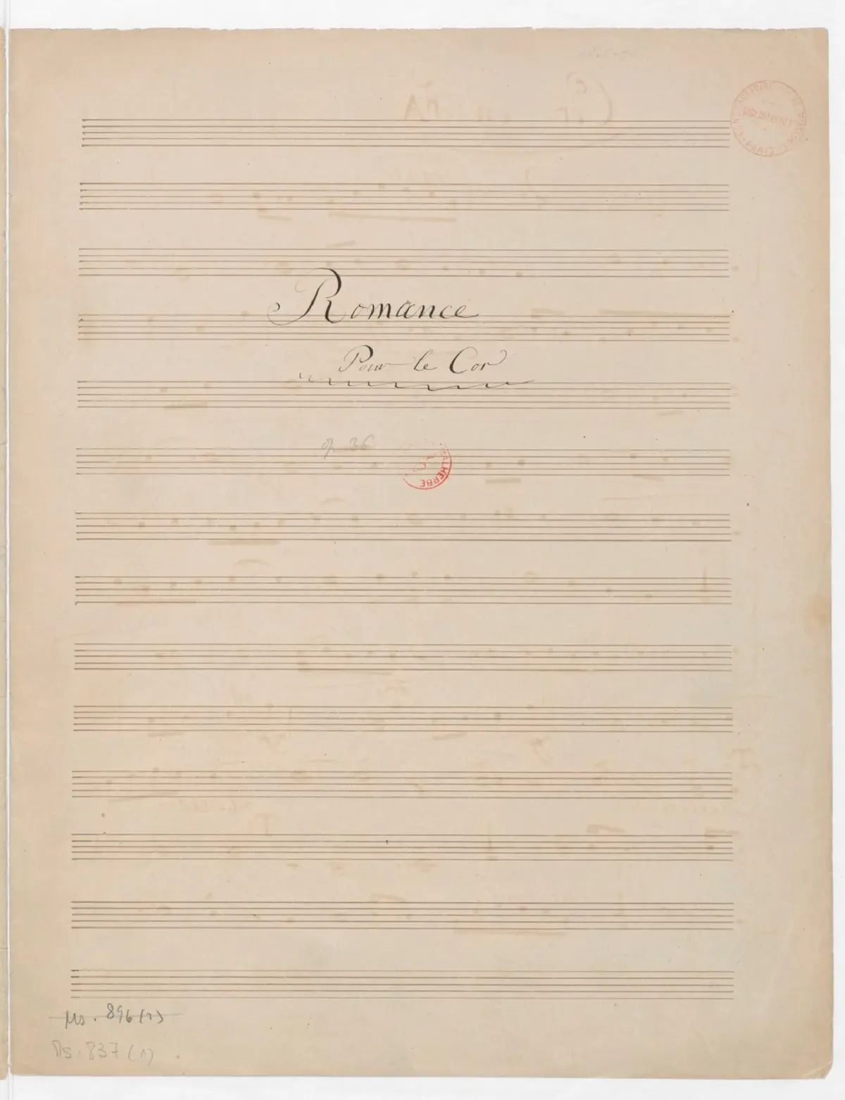 Romance in F major - Page 1