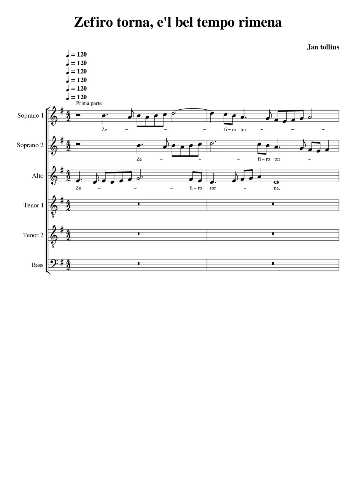 Zefiro torna (prima parte) - Page 1