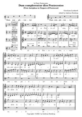 Dum complerentur dies Pentecostes