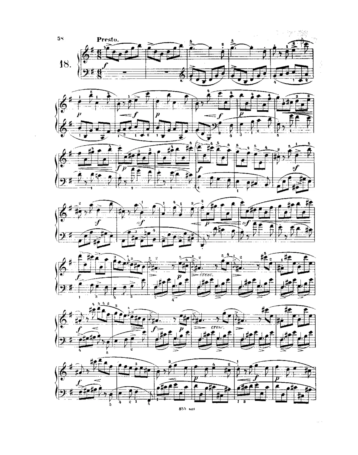 Keyboard Sonata in G major - Page 1
