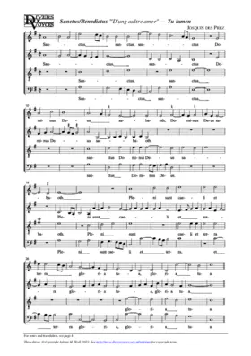 Sanctus D'ung aultre amer - Tu lumen