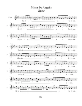 Missa de Angelis in English