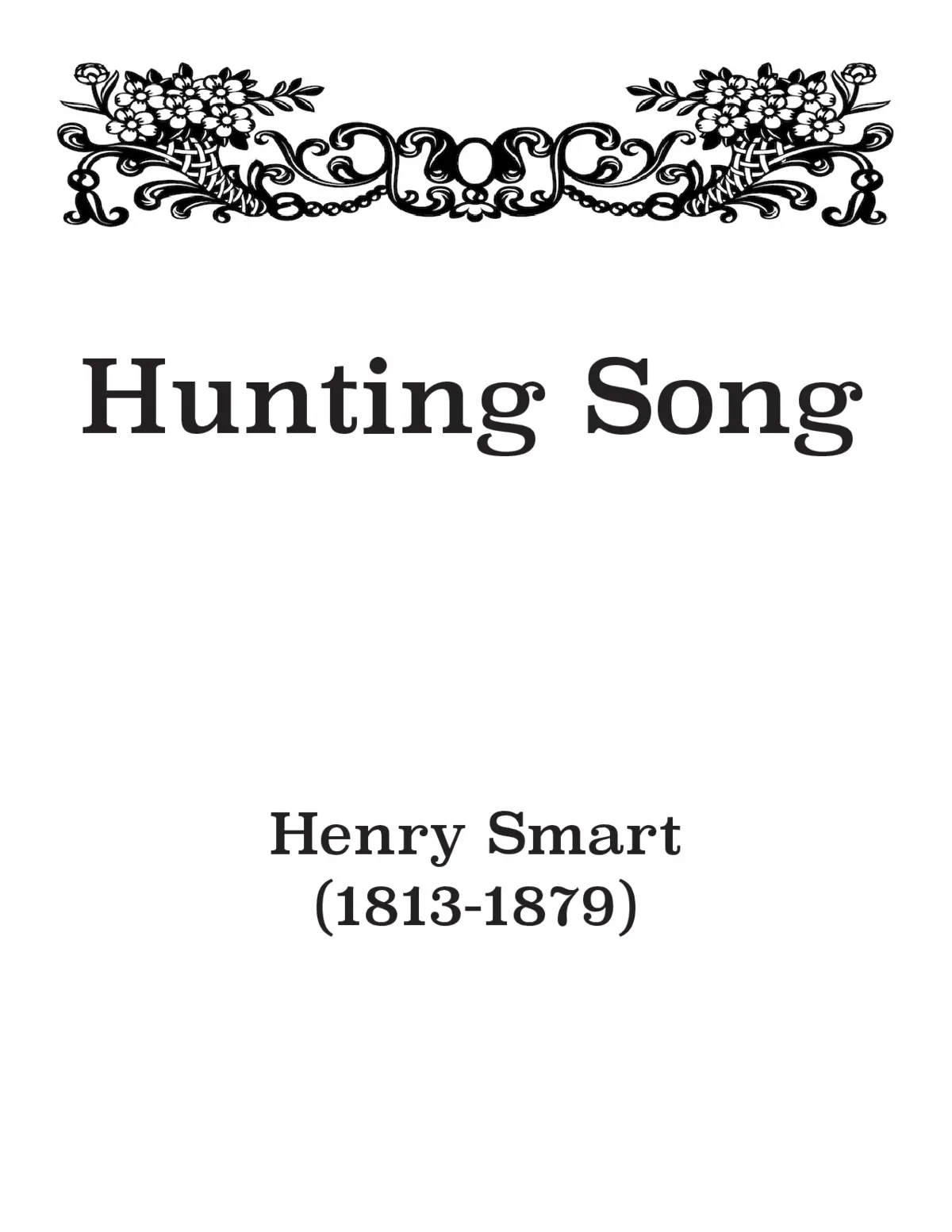 Hunting Song - Page 1