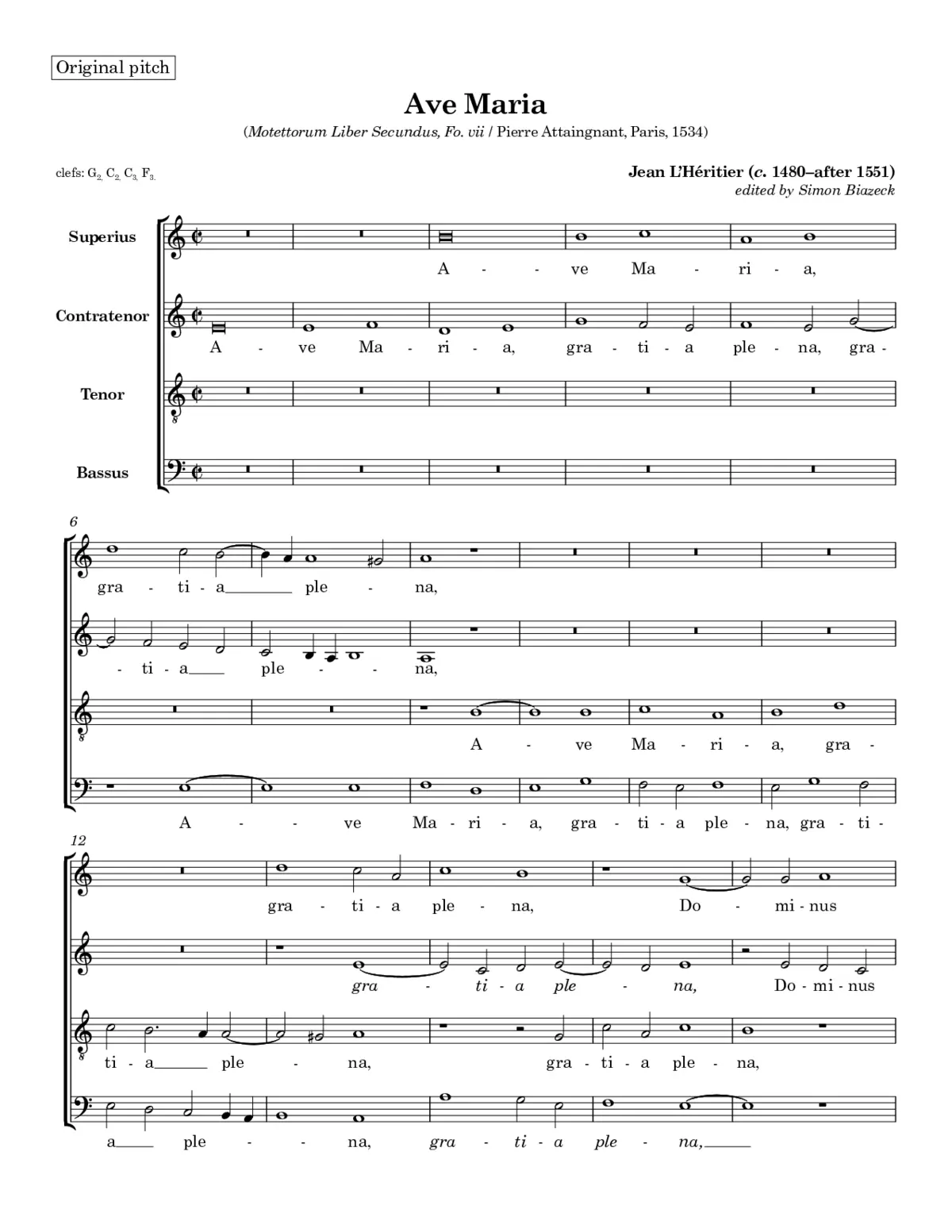 Ave Maria - Page 1