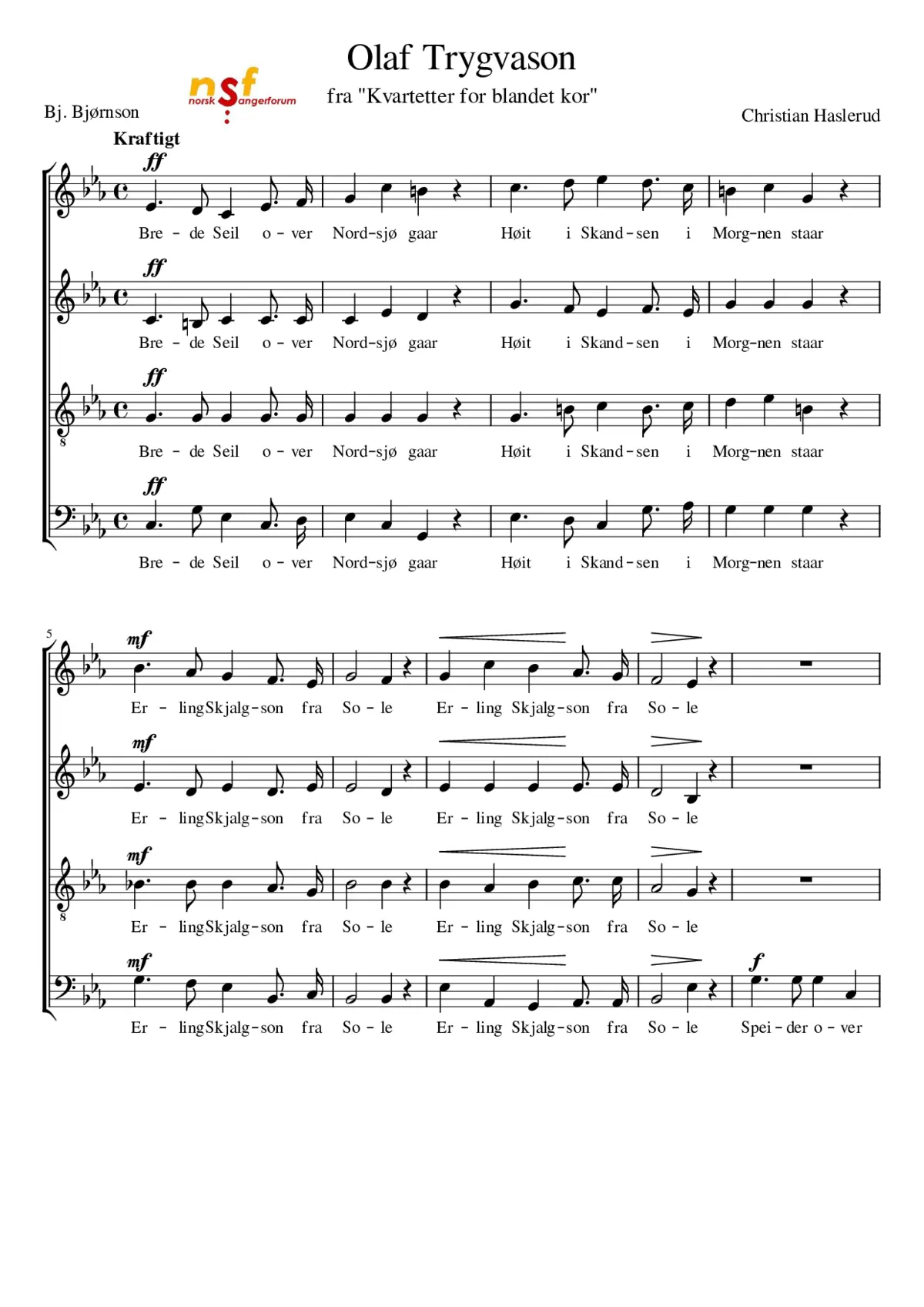 Olaf Trygvason - Page 1