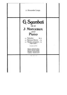 3 Morceaux, Op.42
